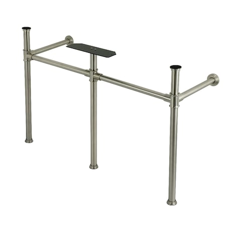 Fauceture VPBT14888 Stainless Steel Console Sink Legs, Brushed Nickel VPBT14888